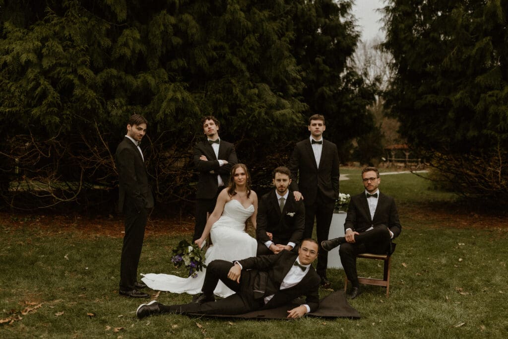 spring wedding at fernwood botanical garden niles mi
