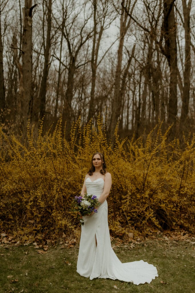 bridal portrait in niles michigan